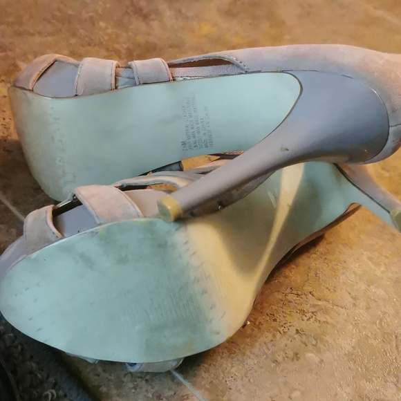 Mauve peep-toes, size 7.5 - Picture 4 of 4